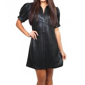 NEW SINCERELY OURS vivienne mini dress in black